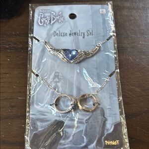 Spirit Crystal Blue and Gold Necklace Set